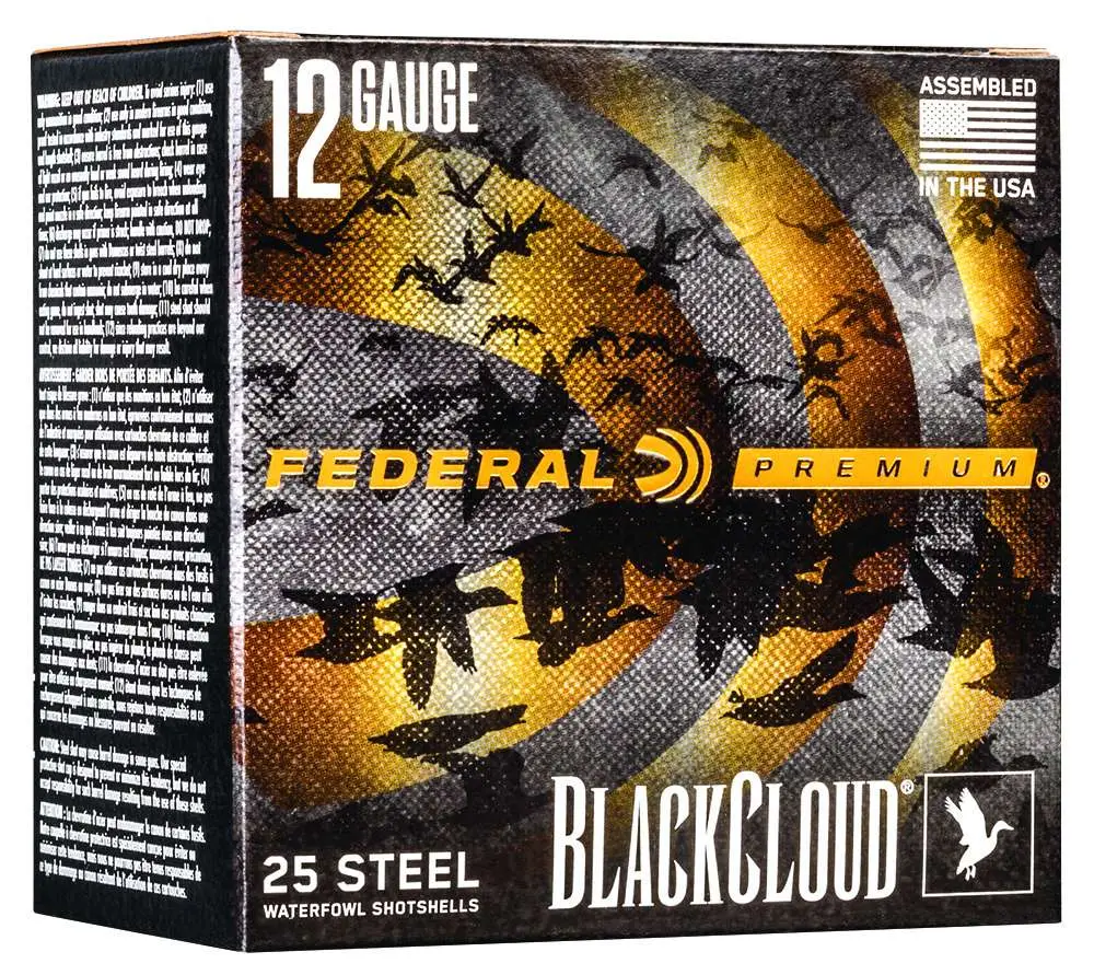 Federal Black Cloud 12GA 3 1-1/4OZ 3 Shot 25RD