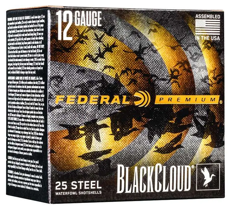 Federal Black Cloud 12GA 3 1 1/4 Oz 4 Shot 25RD Ammo