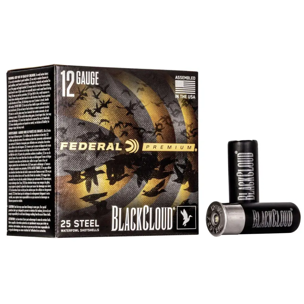 Federal Premium Black Cloud 12GA 2-3/4 1-1/8 Oz 4 Shot 25RD