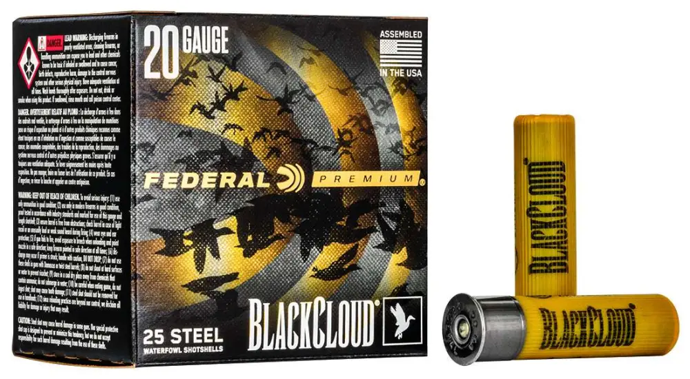 Federal Black Cloud Fs 20GA 3 1OZ 4 Shot 25RD 10 Box Case