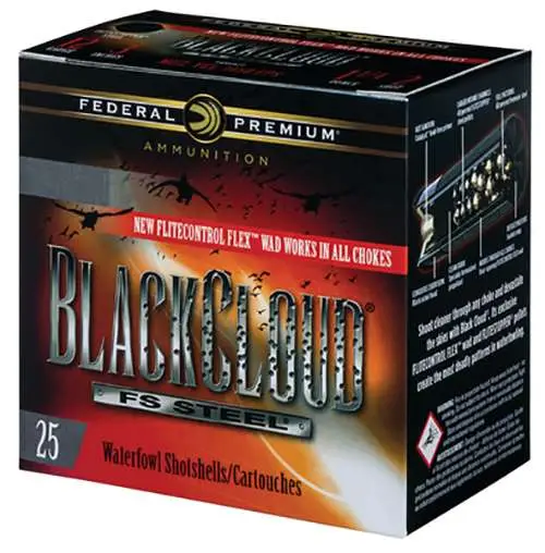 Federal Premium Black Cloud 12GA 3 1 1/8 Oz 2 Shot 25RD