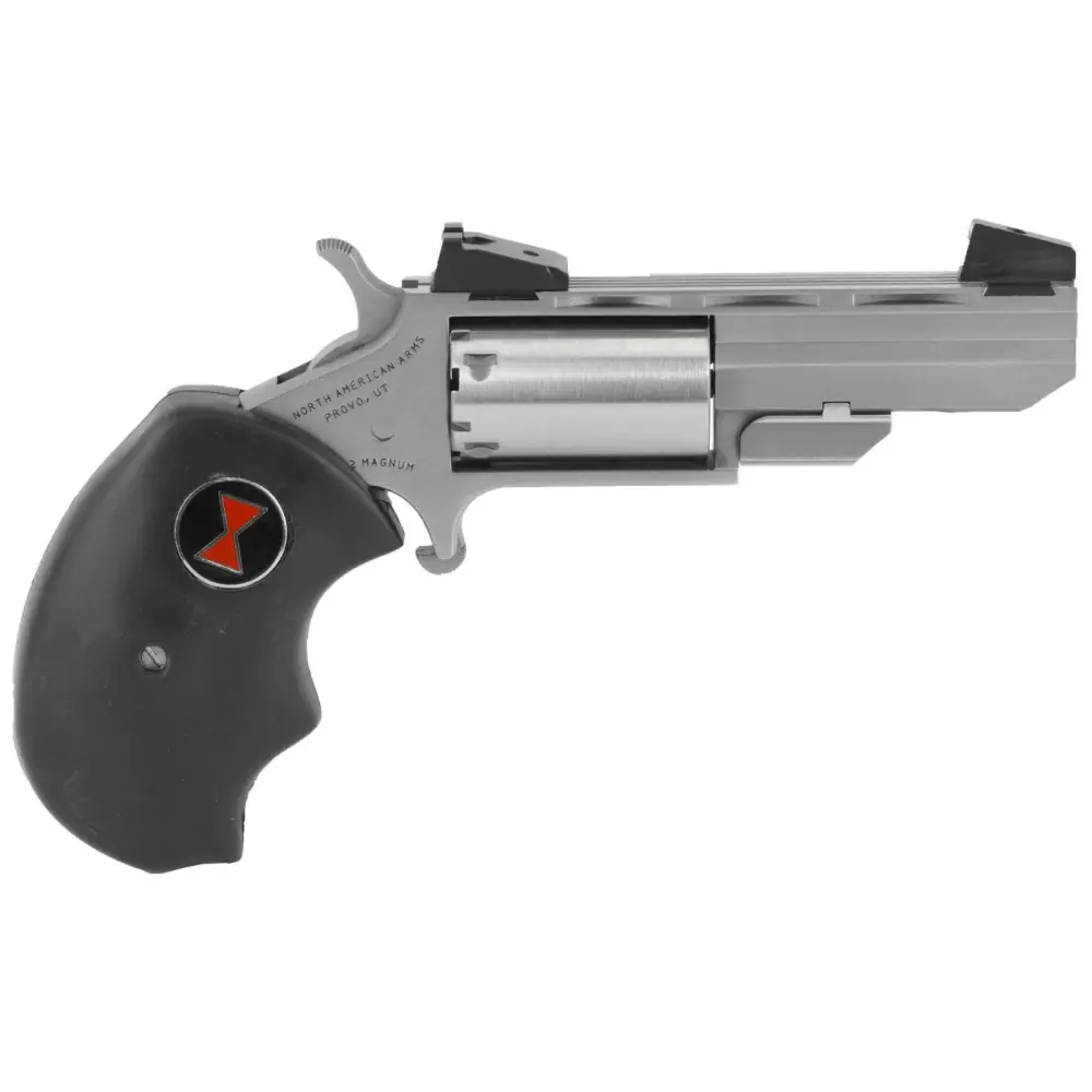 Naa Black Widow Revolver .22LR/.22WMR 5-ROUND Stainless