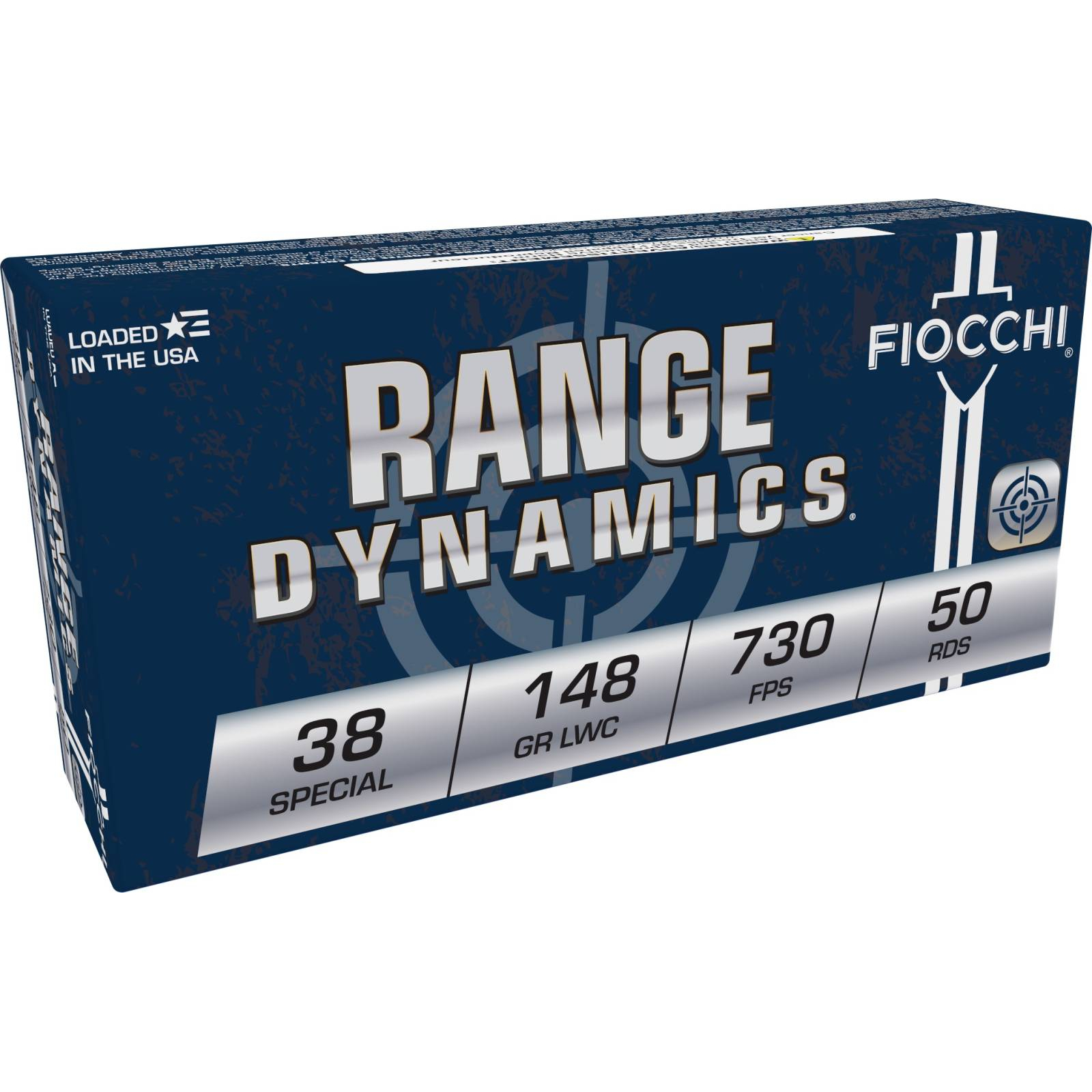 Fiocchi 38 Special 148GR Lead Wadcutter 50-RD Box 20 Boxes Per Case