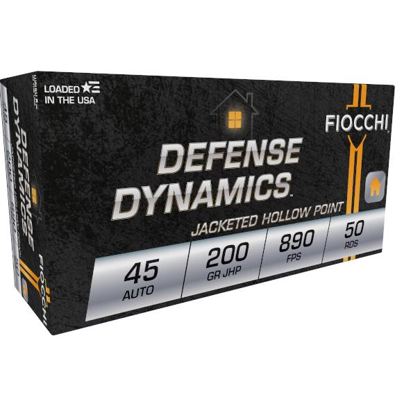 Fiocchi 45 Acp 200GR Jhp 50RD