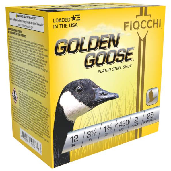 Fiocchi Golden Goose 12GA 3.5 1 5/8 Oz 25-RD Ammunition