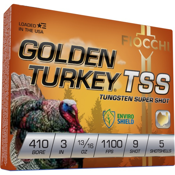 Fiocchi Golden Turkey Tss 410GA 3 in 13/16 Oz 9 Shot 5 Rd