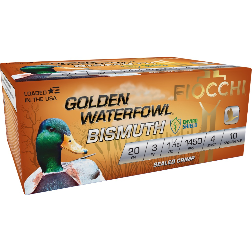 Fiocchi Golden Bismuth 20GA 3 1-1/16 Oz 4 10RD