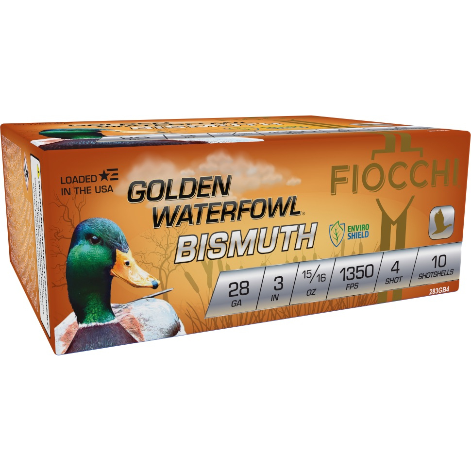 Fiocchi Golden Waterfowl Bismuth 28GA 10RD