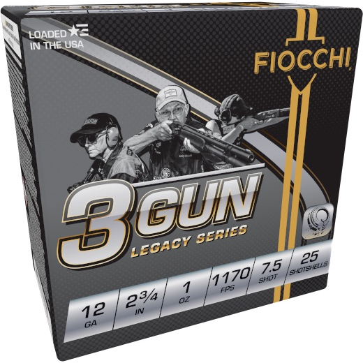 Fiocchi 3 Gun Match 12GA 2.75 1OZ 25-RD