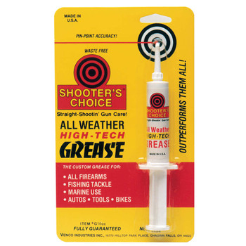 Shooters Choice Synthetic All Weather High Tech Grease 10CC Syringe