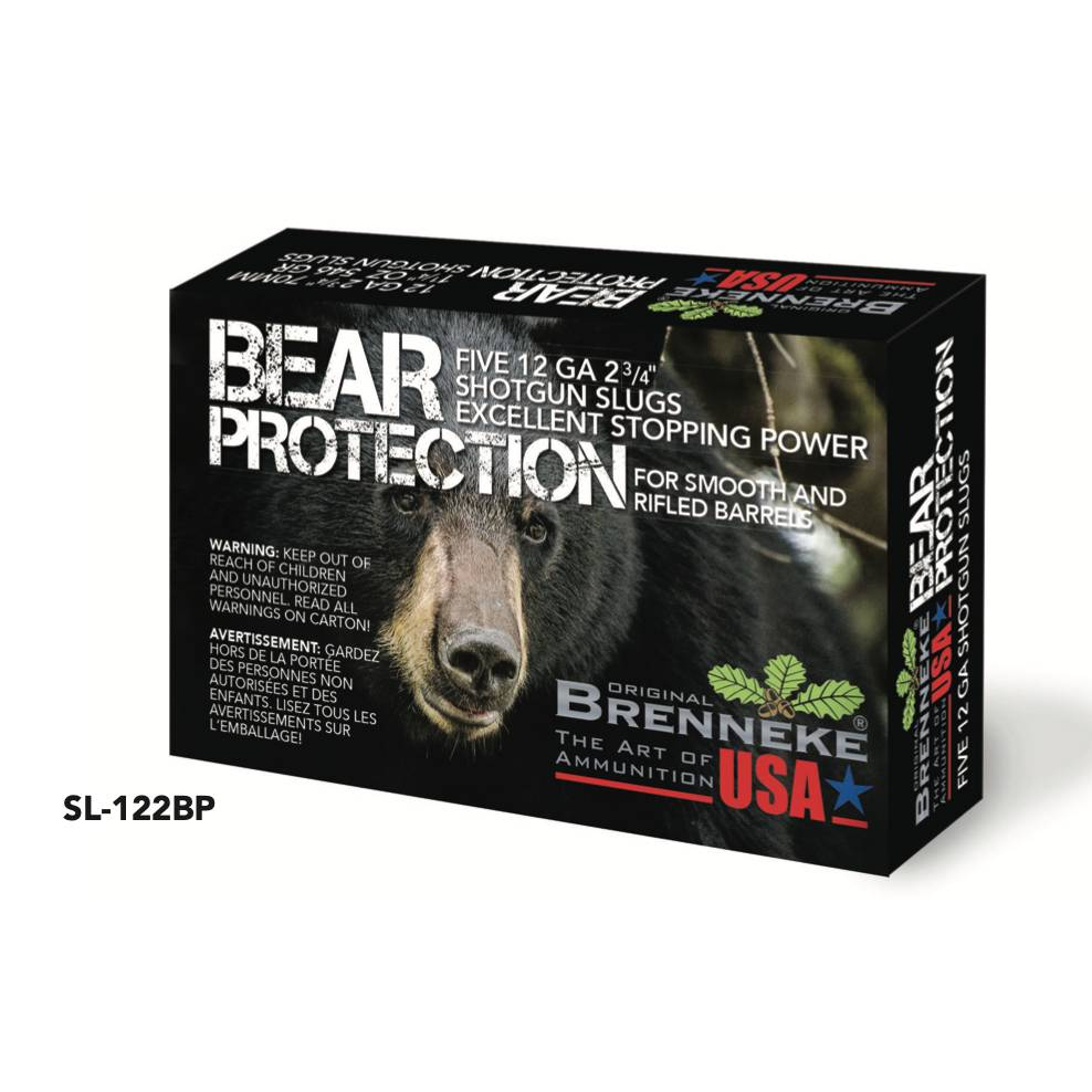 Brenneke Bear Protection Slug 12GA 2.75 1.25 Oz 5-RD
