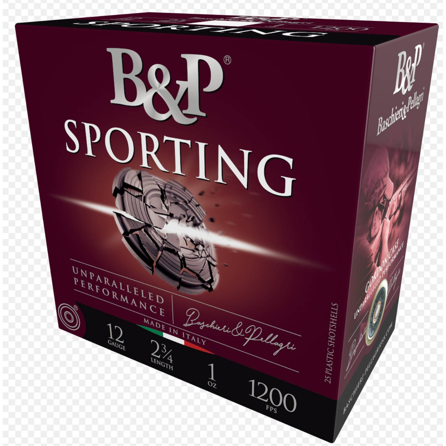 B&p 12GA 2.75 1OZ 8SH 25RD Sporting Clay