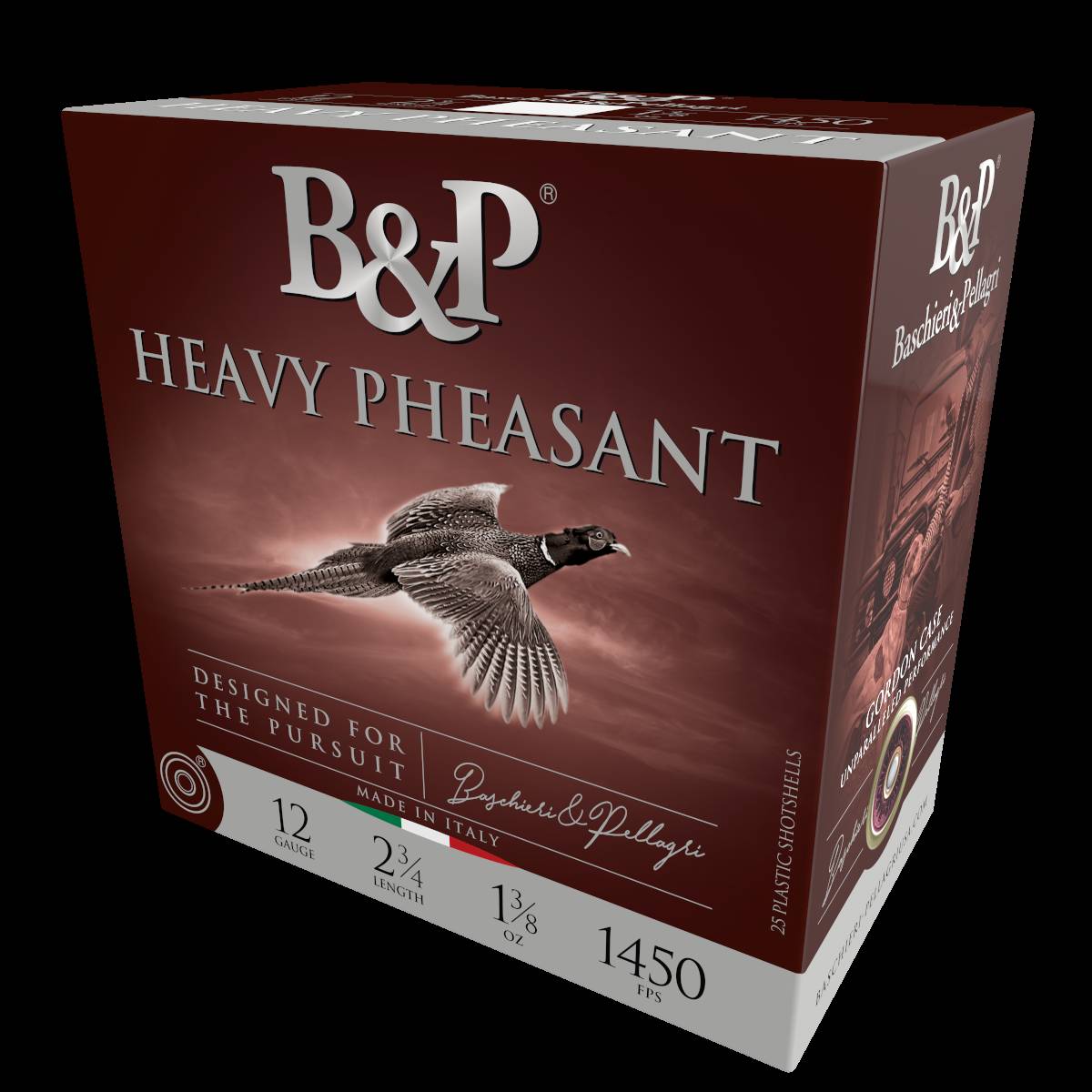 B&p Heavy Pheasant Ammo 12GA 2.75 1 3/8 Oz 25 Rounds