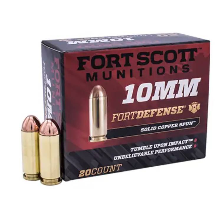 Fort Scott Munitions 10MM Auto 125GR Tui Brass Case 20-RD