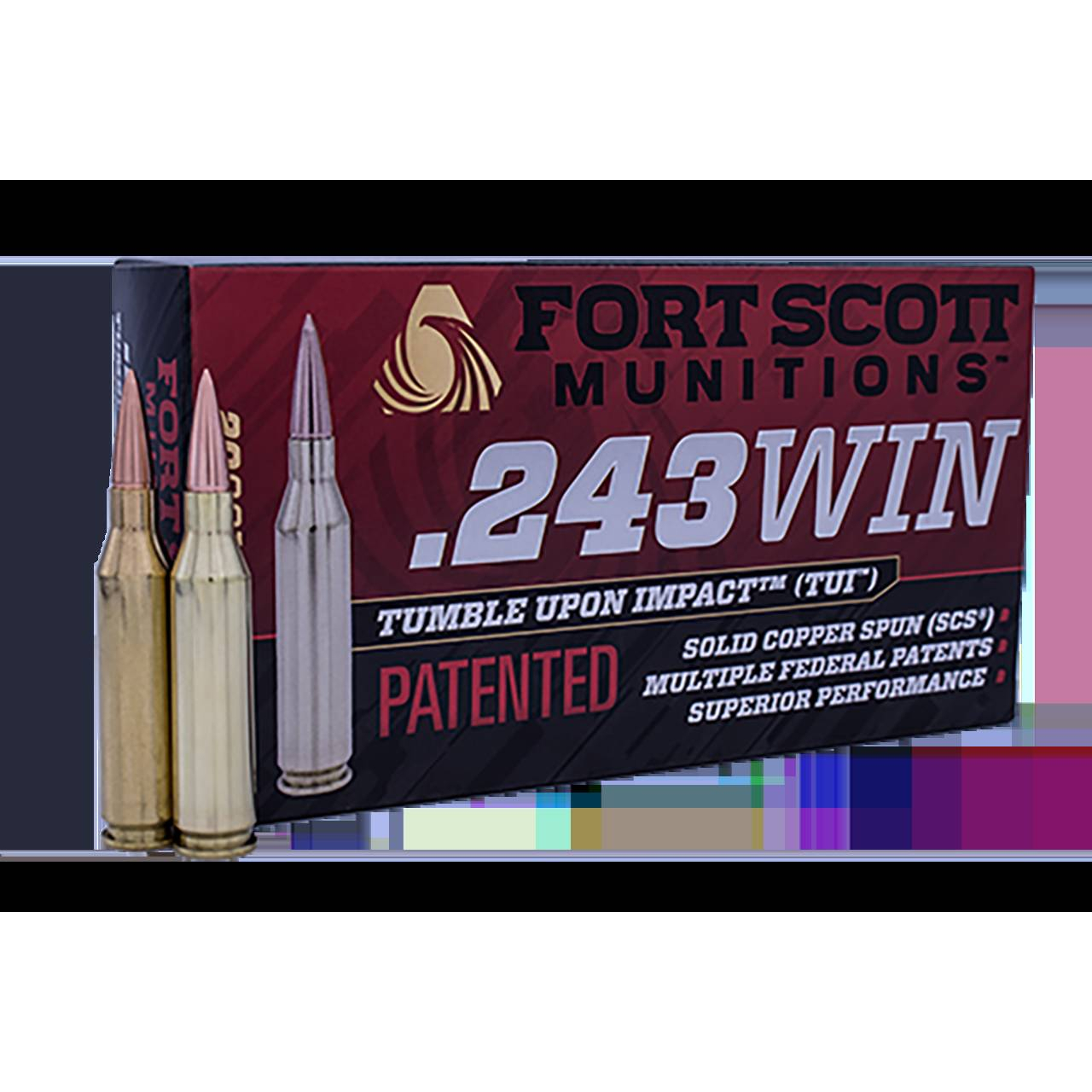Fort Scott Munitions 243 Win 70GR Tui 20-RD