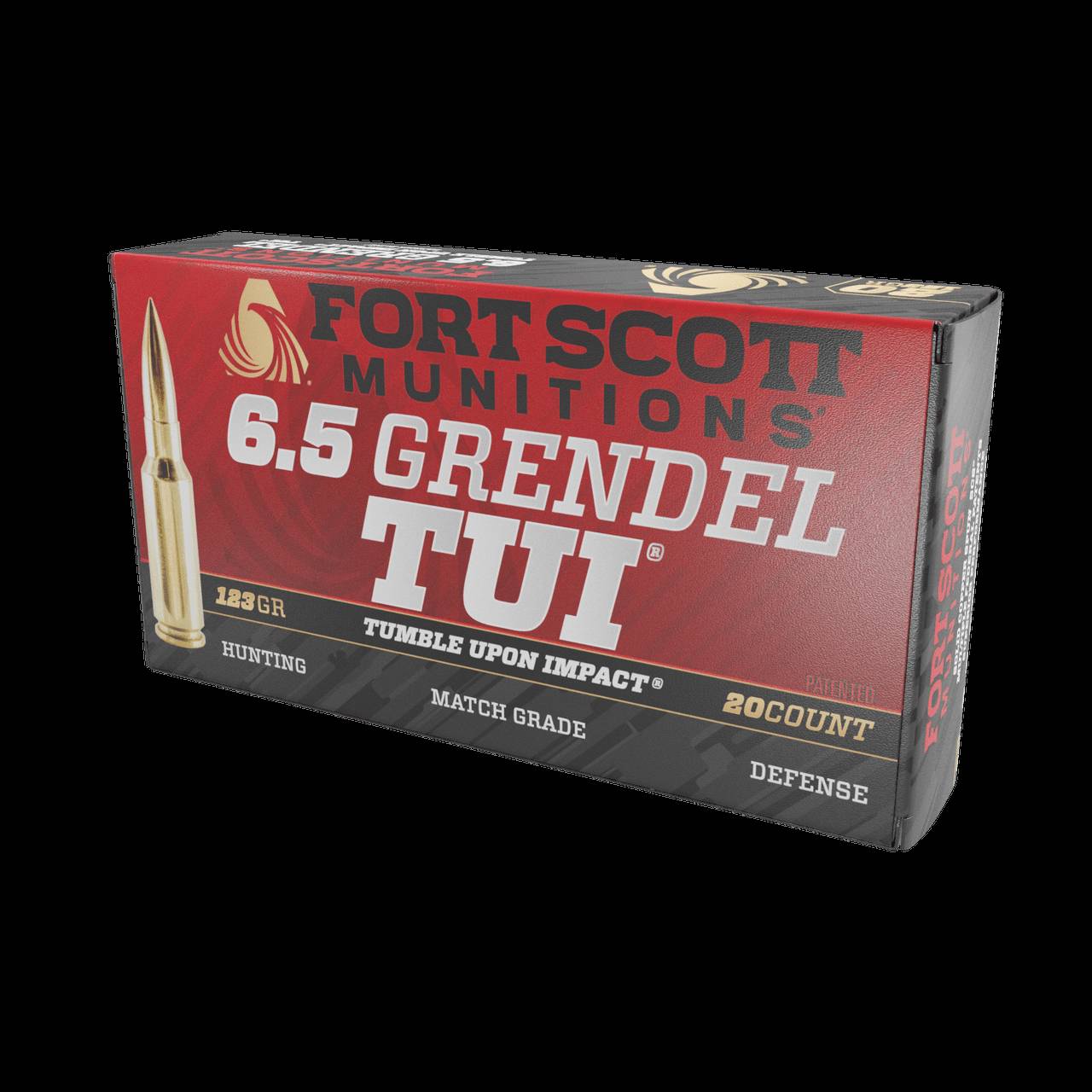 Fort Scott Munitions 6.5 Grendel 123GR Tui Rifle Ammo 20-RD