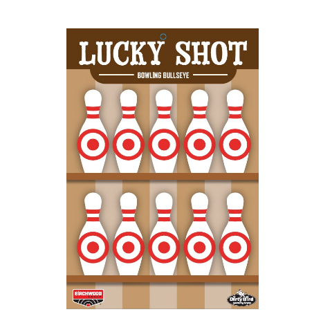 Birchwood Casey Dirty Bird 12X18 Lucky Shot Bowling Pins 6PK