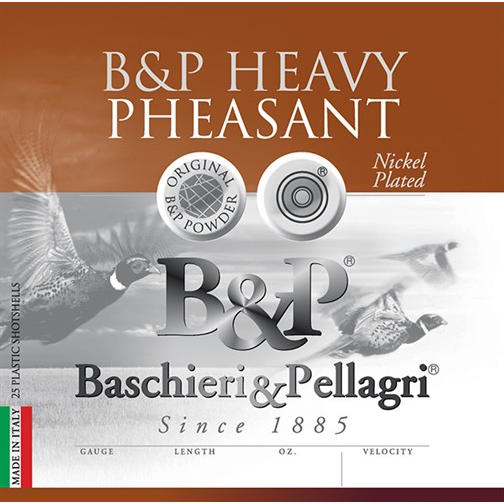 B&p Heavy Pheasant 12GA 1 3/8OZ 25RD 10 Box Case