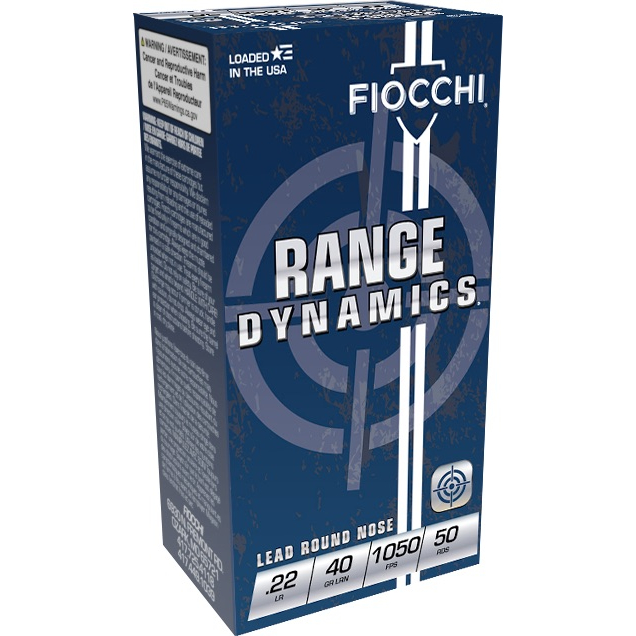 Fiocchi 22LR 40GR Lead Round Nose 50RD