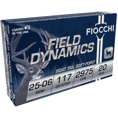 Fiocchi 25-06 Rem 117GR Psp 20-ROUND