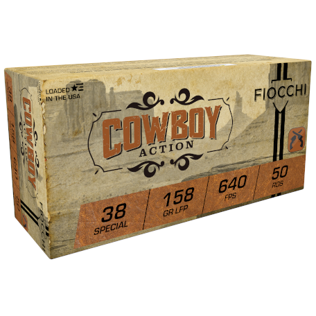 Fiocchi 38 Special 158GR Lfp 50-RD 10 Boxes Per Case