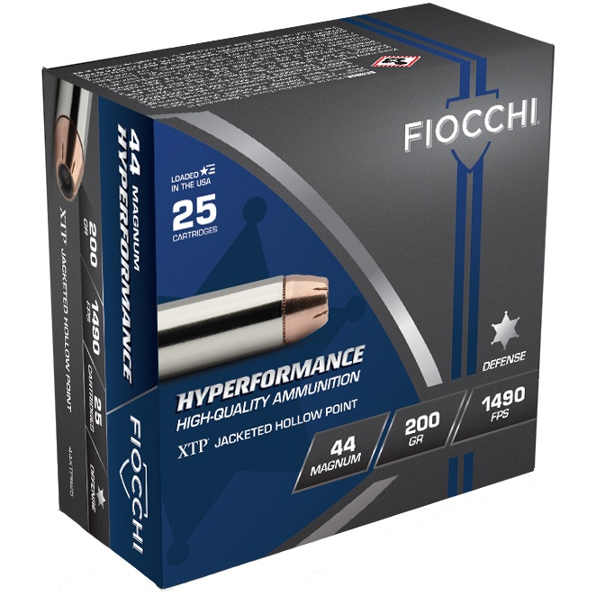 Fiocchi 44 Rem Mag 200GR Xtphp 25-RD