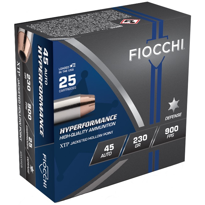 Fiocchi 45 Acp 230GR Xtp 25-RD Hyperformance Ammo