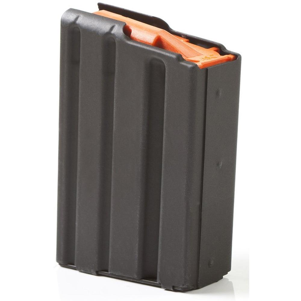 Asc AR15 Magazine .223 10-ROUND Aluminum With Orange Follower