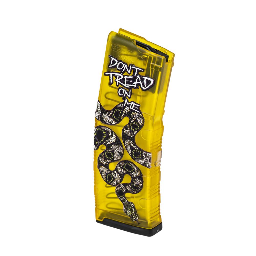 AMEND2 Mod C 5.56MM 30RD Yellow Dont Tread on Me Magazine