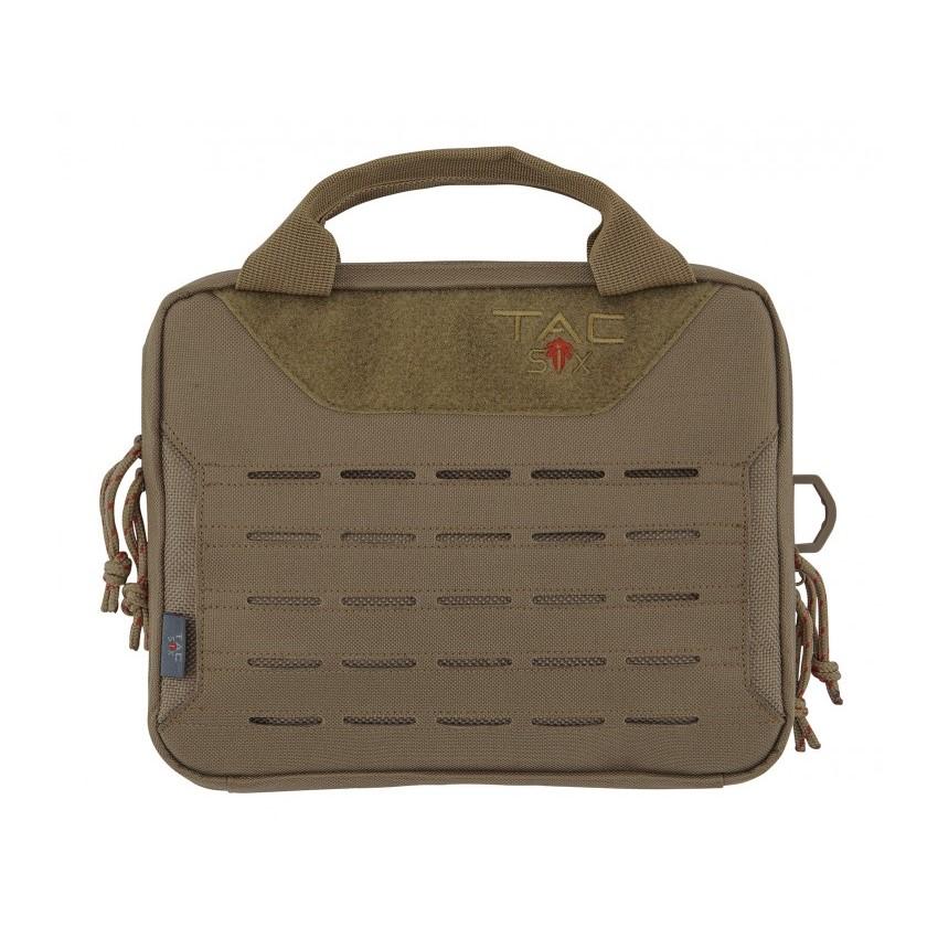 Allen Tac Six Crew Tactical Pistol Case Coyote 600D Polyester 2 Handguns