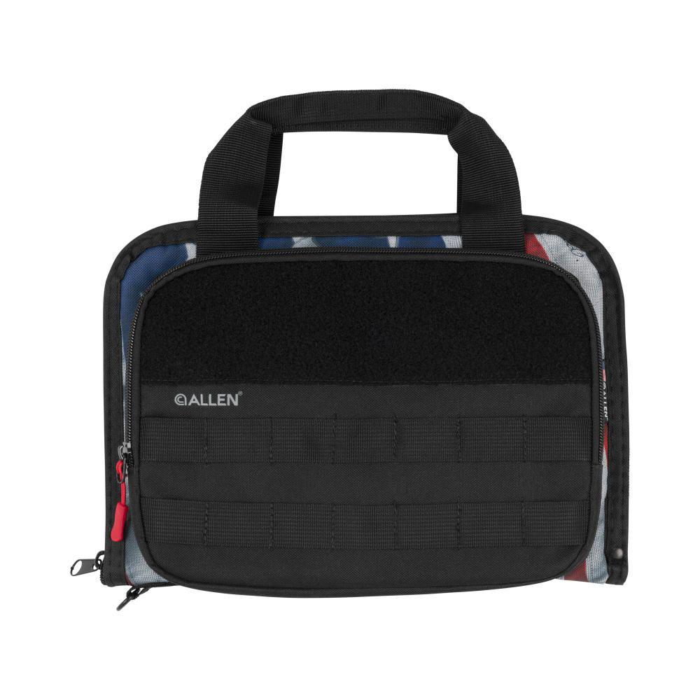 Allen Victory Double Pistol Case - Red/white/blue, Holds 2 Handguns