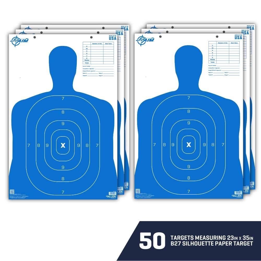 Allen Ez Aim Silhouette B27 Paper Target 23 X 35 - Image 3
