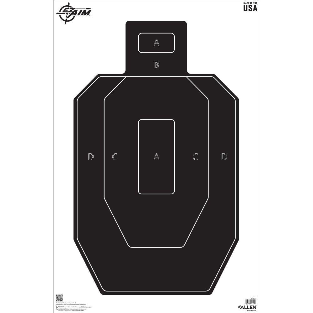 Allen Ez Aim Ipsc Silhouette Target 23 X 35 50 Pack