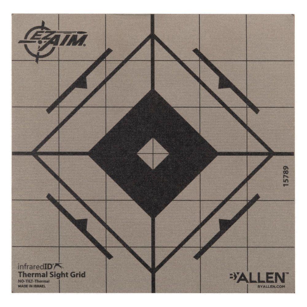 Allen Ez Aim 6IN Adhesive Thermal Sight Grid Target