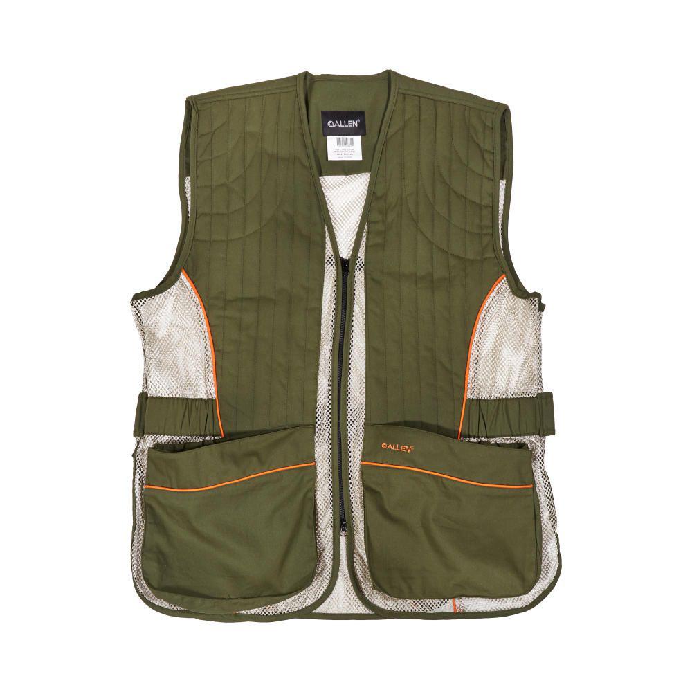 Allen Ace Shooting Vest Size M/l - Olive/tan