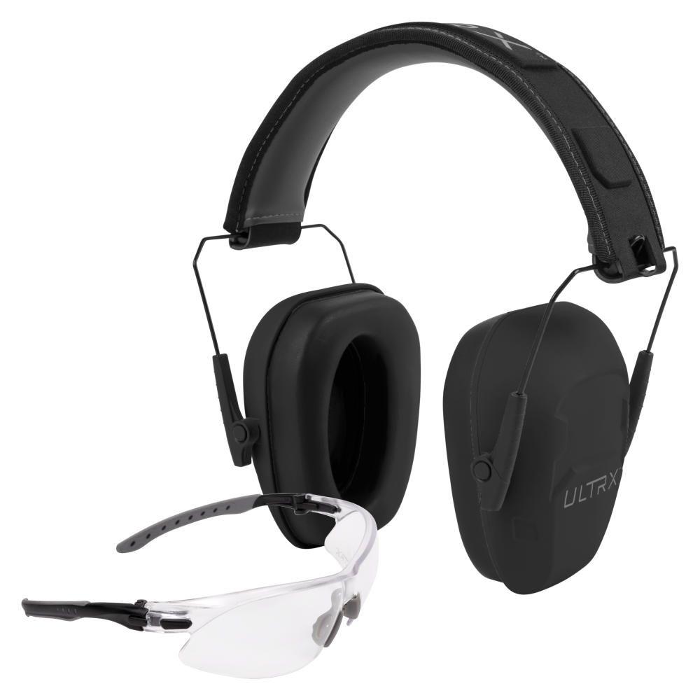 Allen Ultrx Shield Ear/eye Protection Combo Gray