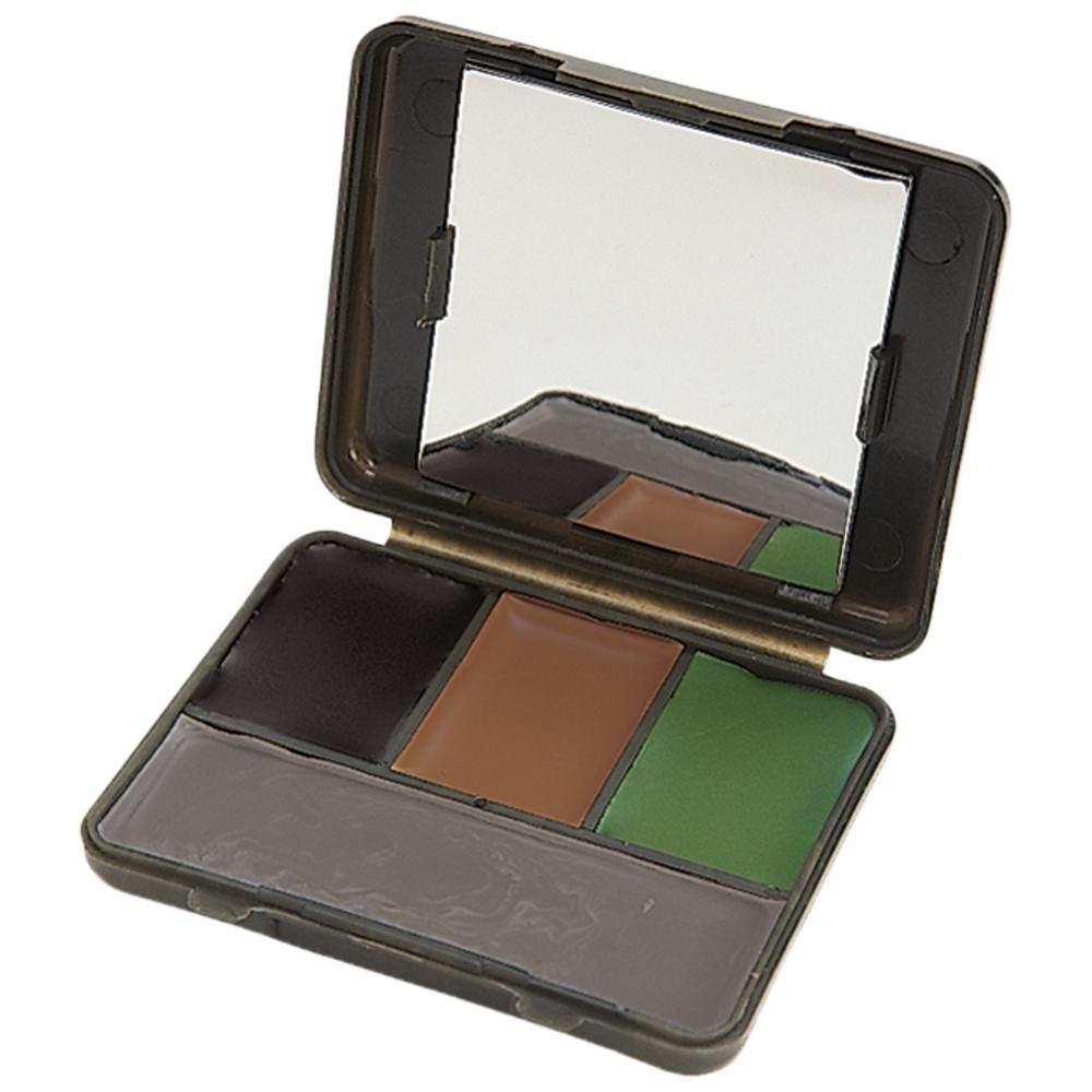 Allen Four Color Camo Face Paint Compact With Mirror