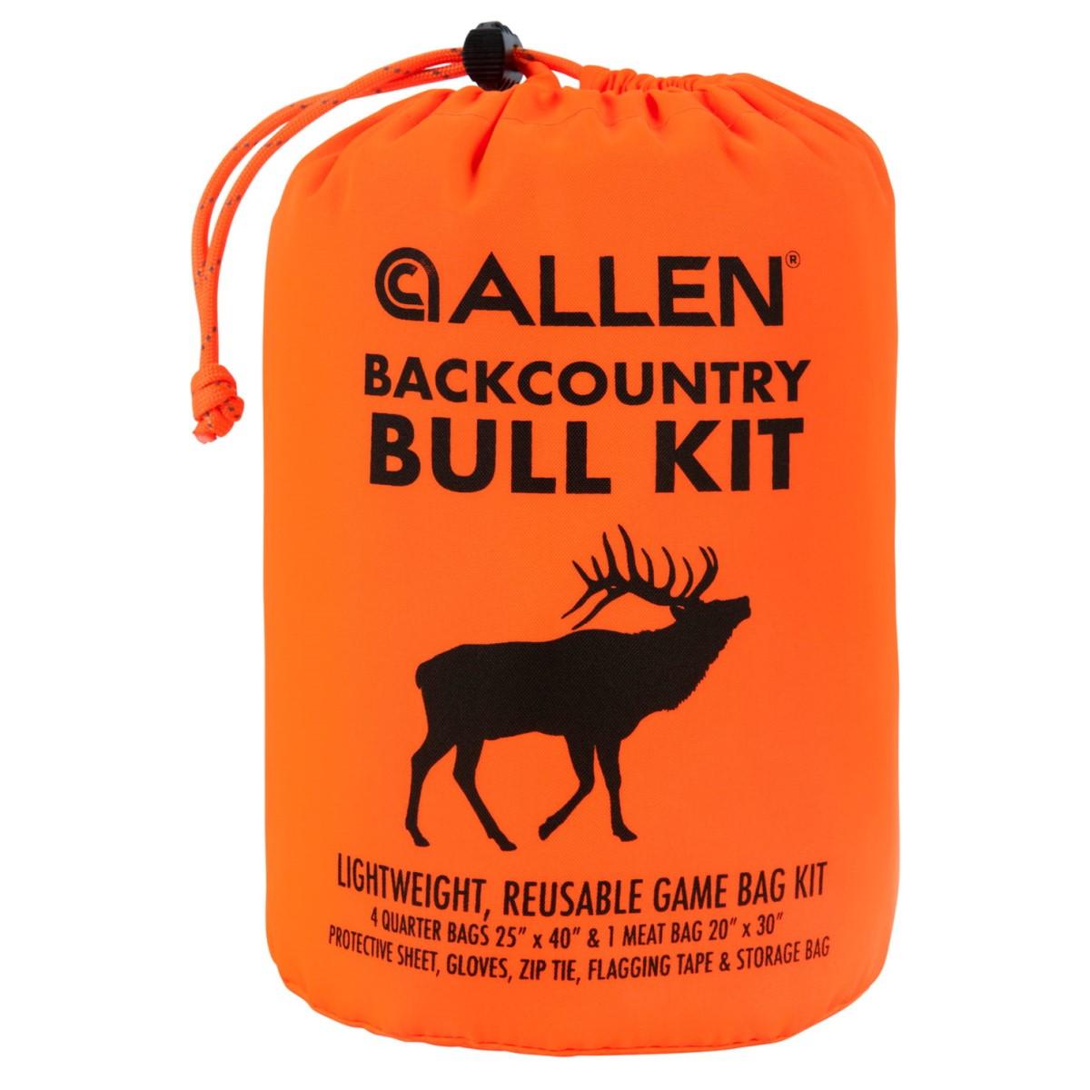 Allen Backcountry Bull Kit - 4 Quarter Bags, 1 Meat Bag