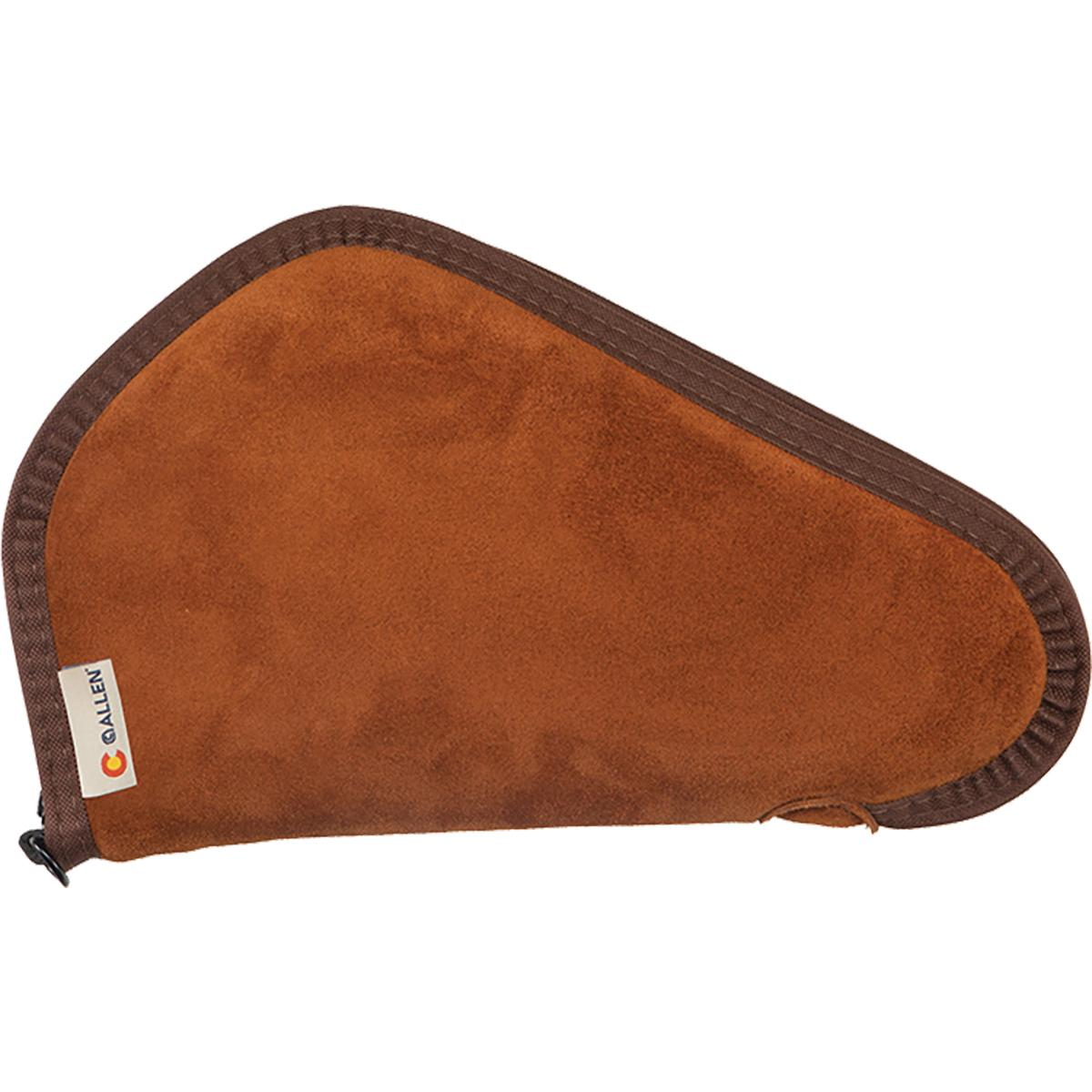 Allen Suede Handgun Case 13IN Rust
