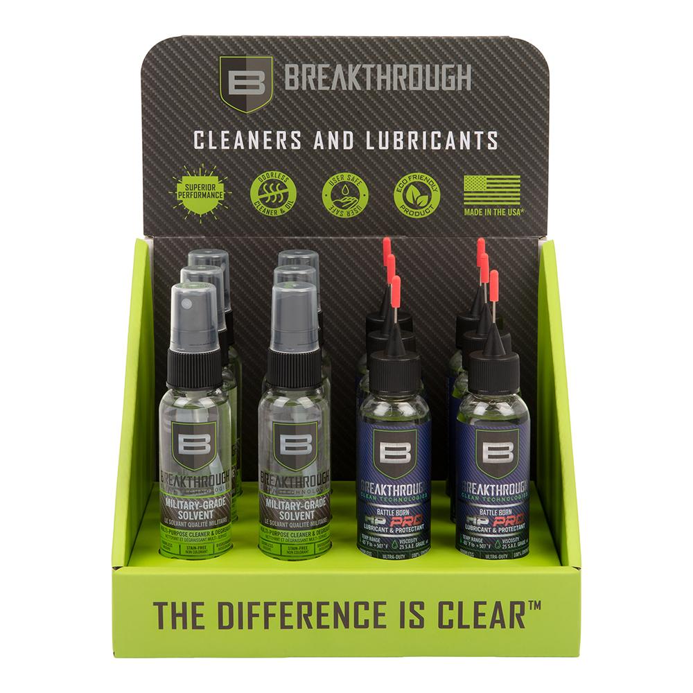 Breakthrough Clean Cleaners and Lubricants 12 Pack Display