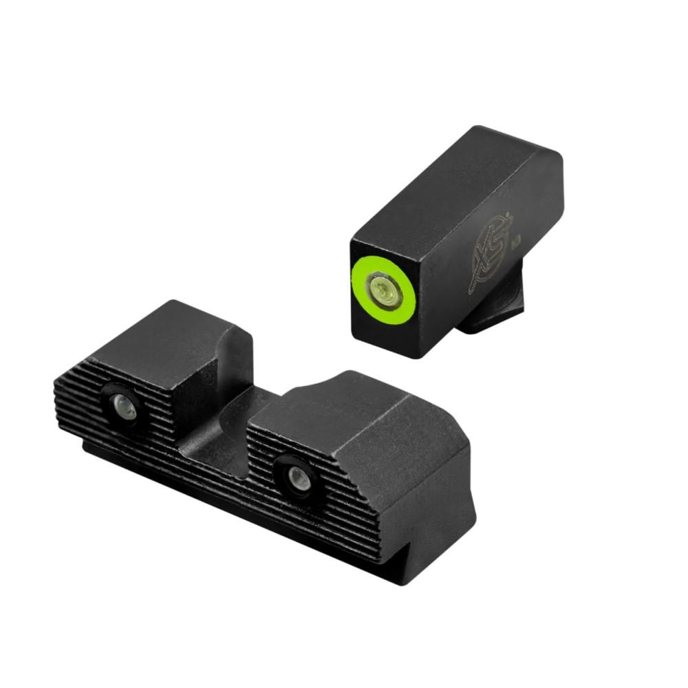 Xs R3D 2.0 Green Tritium Night Sights for Glock 43X & 48