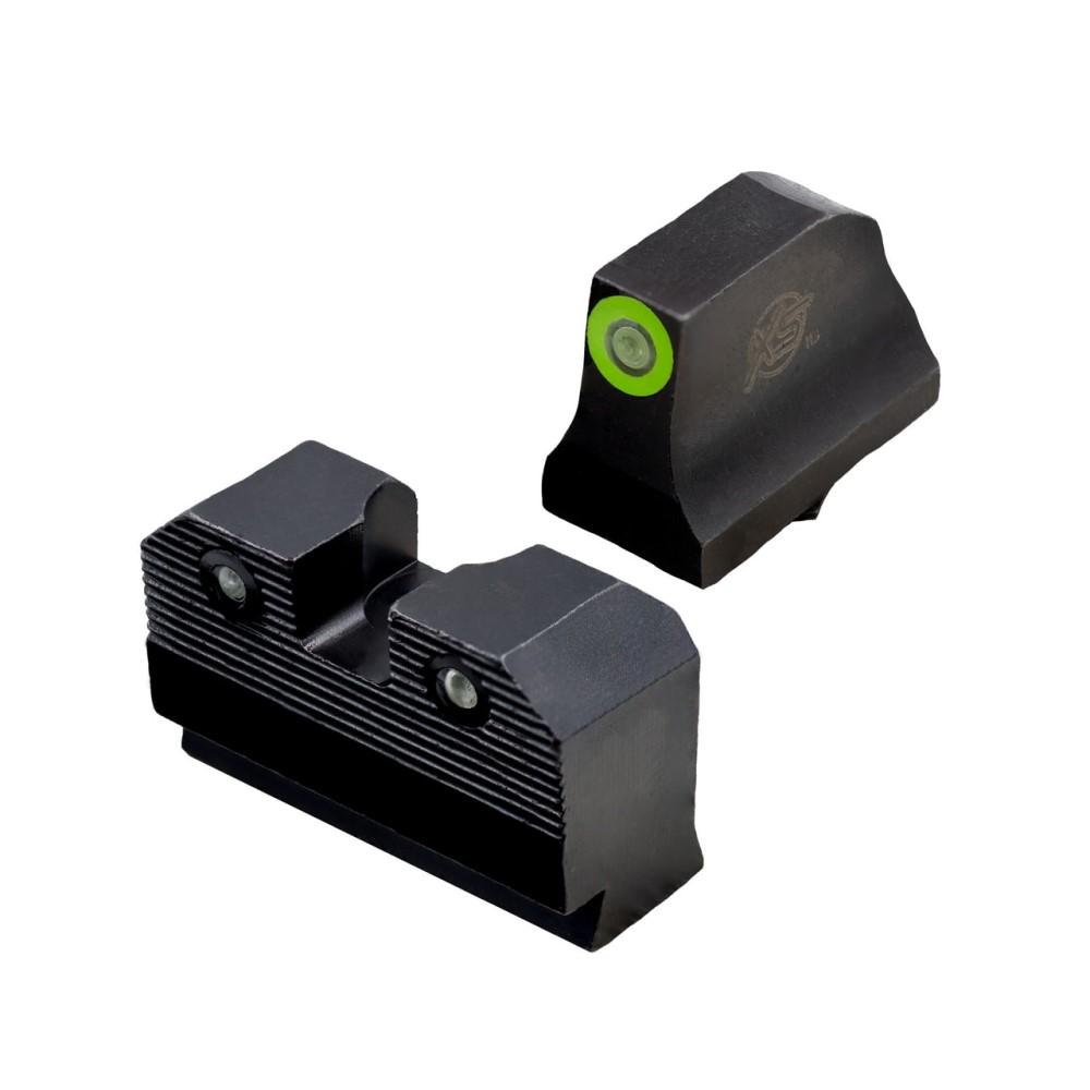 Xs R3D 2.0 Green Night Sights for Glock 43X & 48