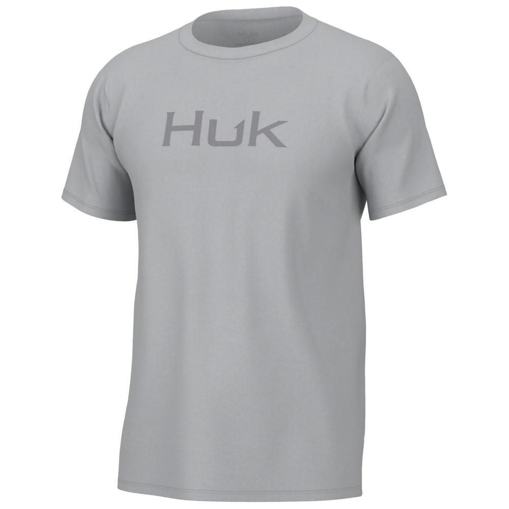 Huk Logo Tee Grey Size L