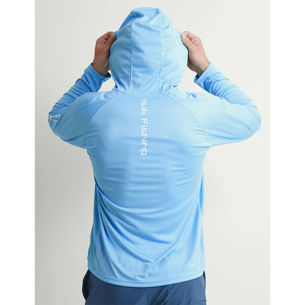 Huk Pursuit Hoodie Marolina Blue Size S - Image 2