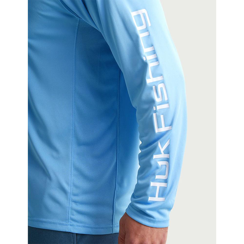 Huk Pursuit Hoodie Marolina Blue Size S - Image 3