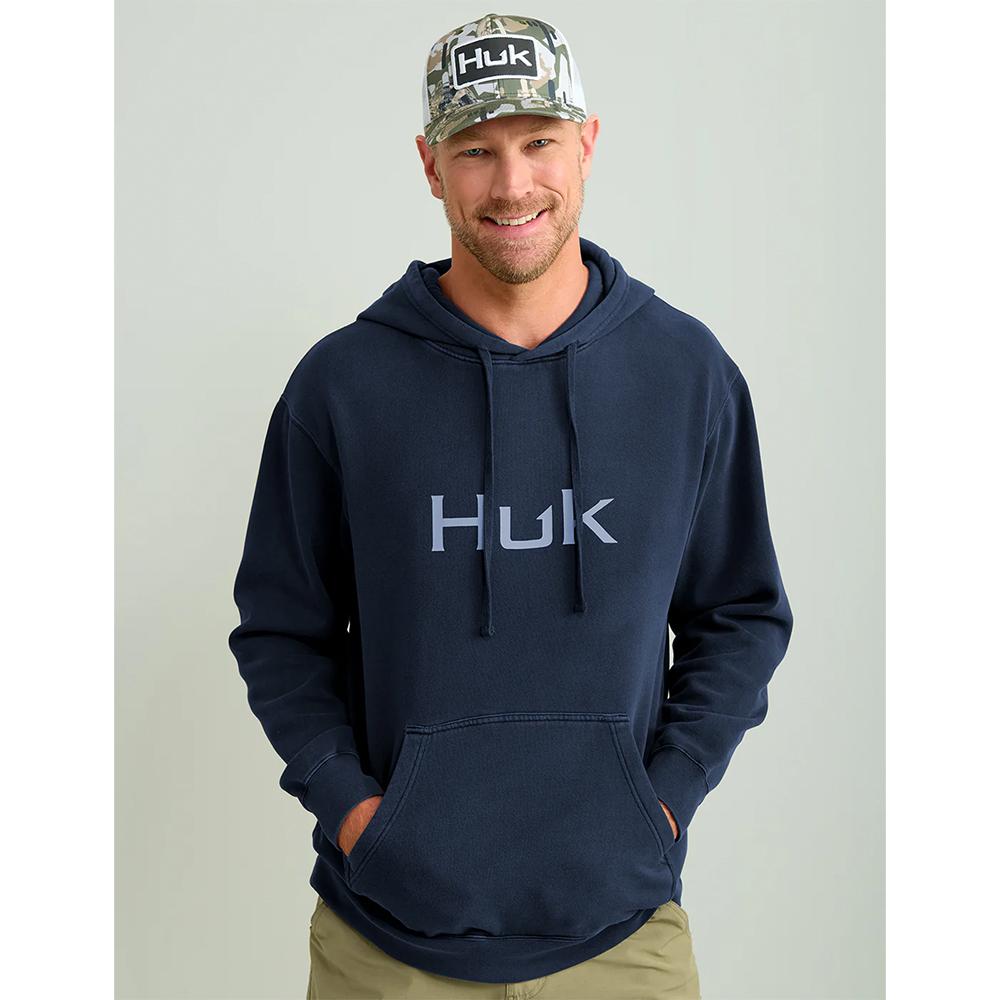 Huk Hukd up Logo Hoodie Navy M