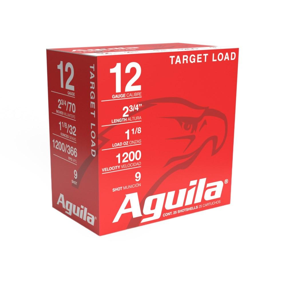 Aguila 12GA 2-3/4 1-1/8 Oz Heavy 1200 Fps 9 25/RD