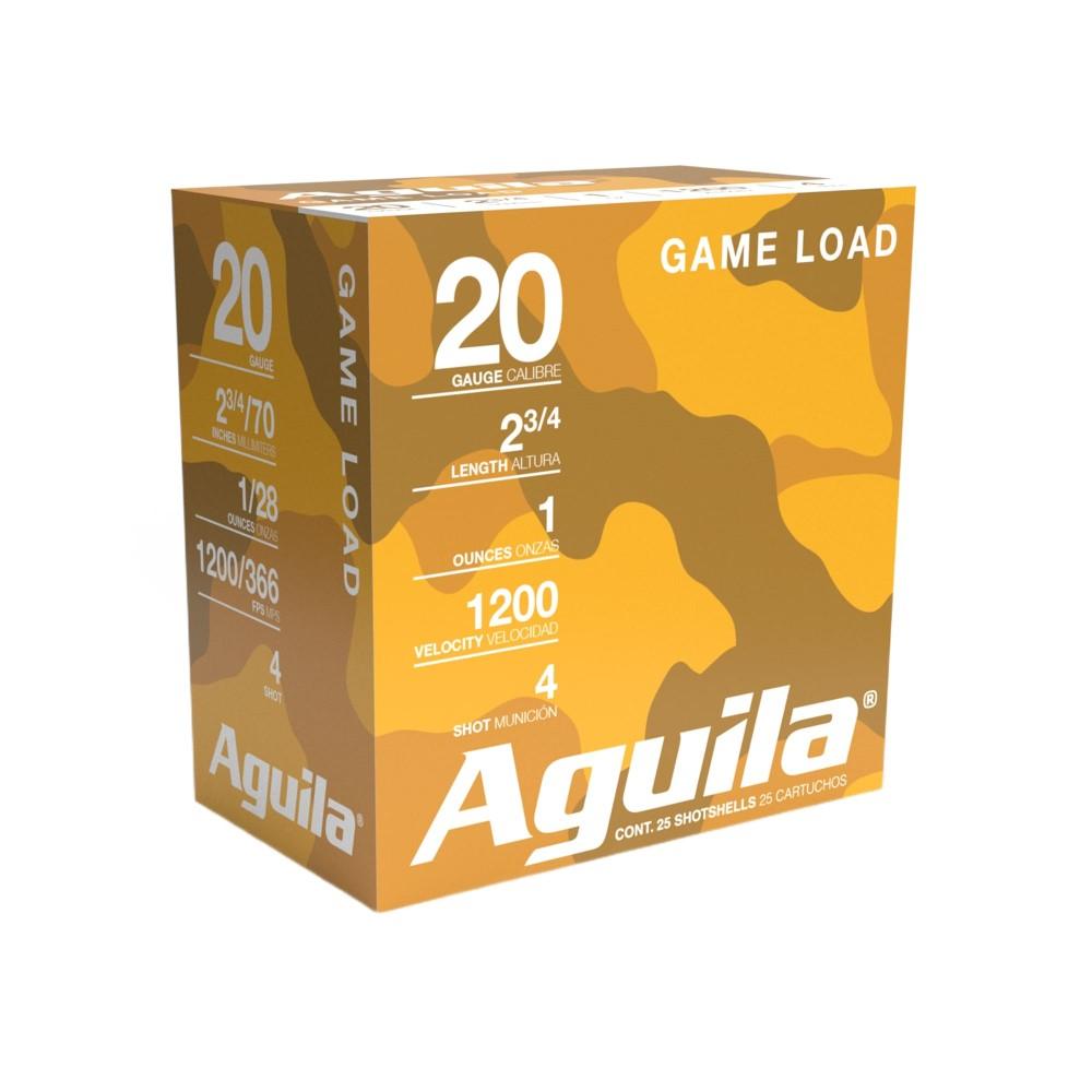 Aguila 20GA Hv 2-3/4 1OZ 1220 Fps 4 Shot 25/RD