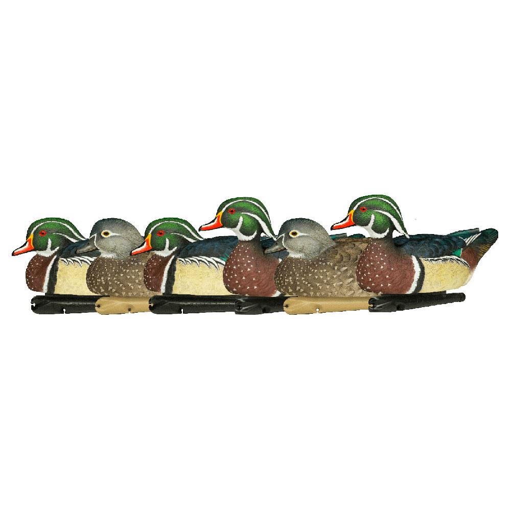 Avian X Top Flight Wood Duck Decoys 6 Pack