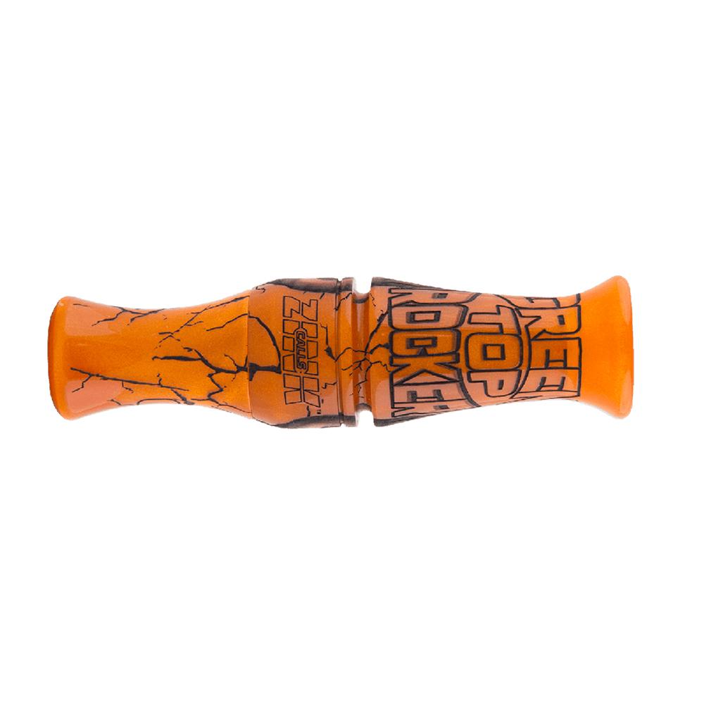 Zink Duck Call Green Top Rocker Orange Marbleade